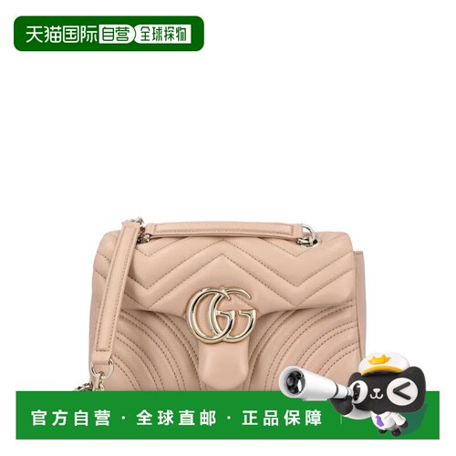 GUCCI 女士单肩包 837280AAE385753 CO 花色 Powder pink nappa l