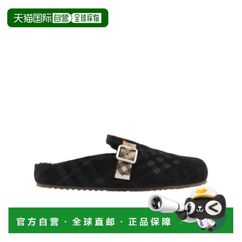香港直邮BURBERRY 男士拖鞋 81314121 AW2026 黑【付后1h可退】