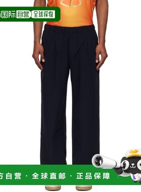 1h可退 潮奢 Tom Ford 汤姆 福特 男士 黑色 Pleated Nylon 长裤