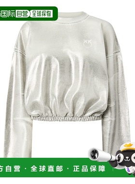 PINKO 女士针织衫 105756A2V1IZ7 AW2025 白色 Libero Sweatshirt