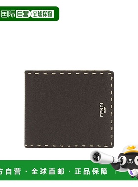 FENDI 男士卡包 7M0193AP3CF1RI3 SS2025  Selleria黑色 收纳钱包