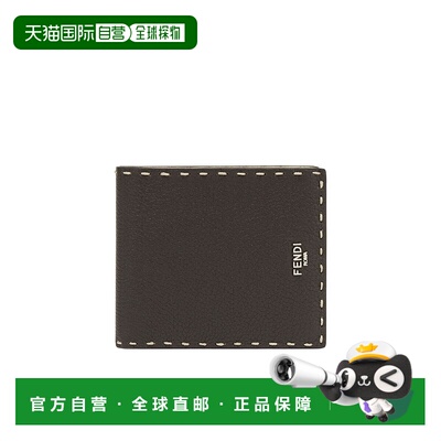 FENDI 男士卡包 7M0193AP3CF1RI3 SS2025  Selleria黑色 收纳钱包
