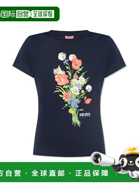 KENZO 女士T恤 FF62TS2574SO77 AW2025 蓝色 KENZO women's T-shi