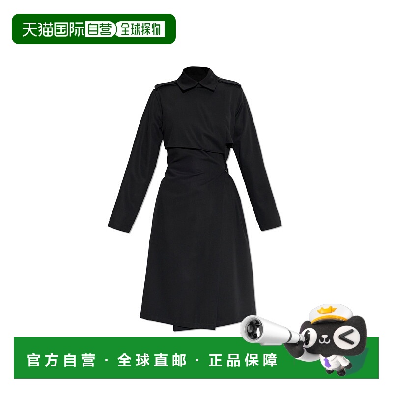 1h可退 BURBERRY 女士连衣裙 8121932A1189BLACK SS2026 黑色羊毛