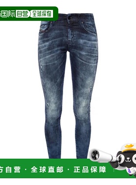 DIESEL 女士牛仔裤 SLANDY069IB01 AW2019 蓝色 女士牛仔紧身裤