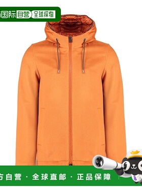 HERNO 男士夹克 GI000366U380205880 AW2023 橙色 长袖拉链夹克