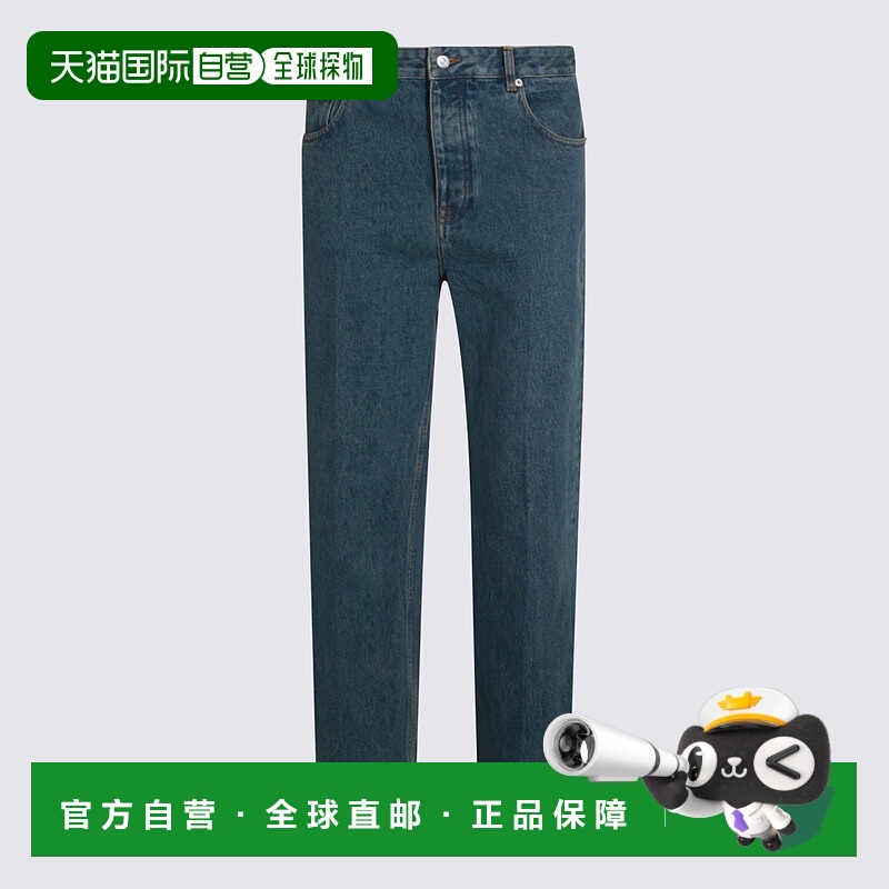 1h可退 VALENTINO 男士牛仔裤 7V3DE05PB0W558 AW2025 蓝色