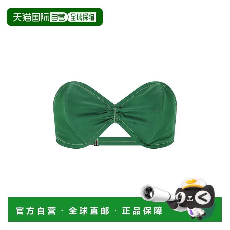 1h可退 PRADA 女士T恤 P987MGOOO165IF077U SS2025 绿色 Top Regg