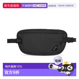 Pacsafe戶外贴身防盗腰包黑色户外耐磨防水OP10153100