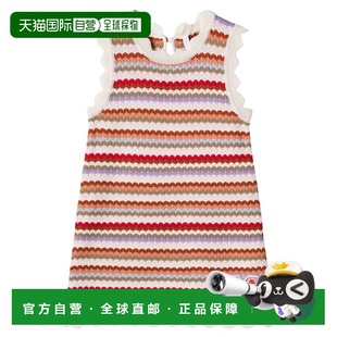 1h可退 潮奢 ZIMMERMANN 女童 Lucky 条纹针织棉质连衣裙童装