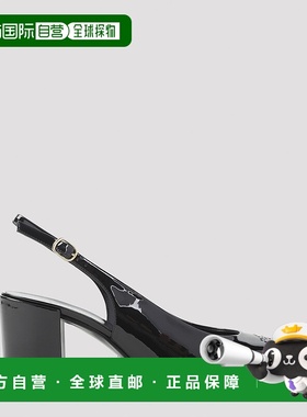 CELINE 女士高跟鞋 36215458238NO AW2025 黑色 PERFO TRIOMPHE S