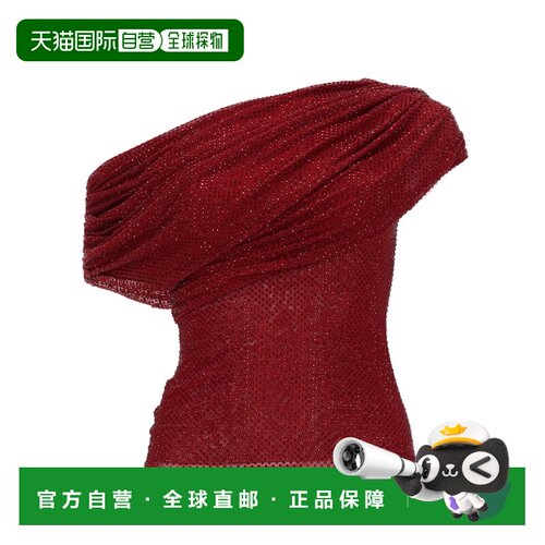 SELF-PORTRAIT 女士T恤 RS26002TABUBURGUNDY SS2026