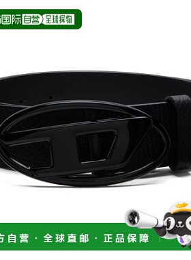 1h可退 潮奢 Diesel 迪赛 男士 黑色 B-1dr 腰带 X08516P4231