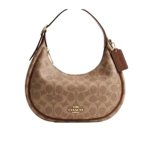 COACH 女士斜挎包 CDX17IMXHE SS2024 棕色 Emily 标志性帆布单肩