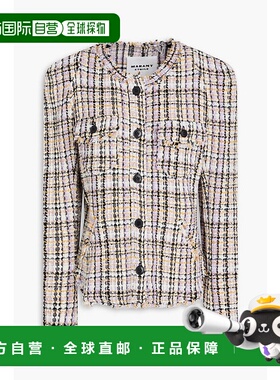 1h可退 潮奢 ISABEL MARANT 女士 Nelly 棉混纺花呢夹克 VE0004FA