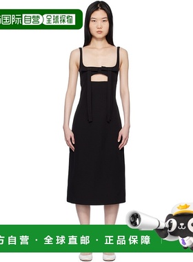 1h可退 潮奢 Sandy Liang 女士 黑色 Machu 连衣裙 R25D024F101