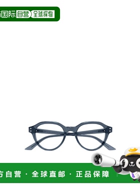 GUCCI 男士眼镜 GG1894O003 SS2025 古驰 蓝色圆框平光镜