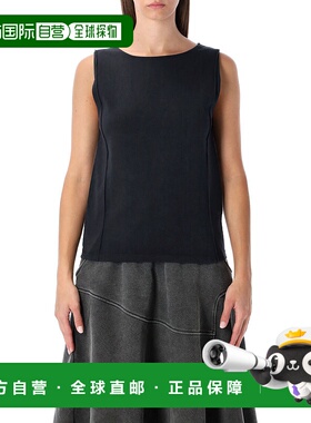 1h可退 潮奢 Our Legacy 女士 back 黑色休闲针织激光切割上衣 W4