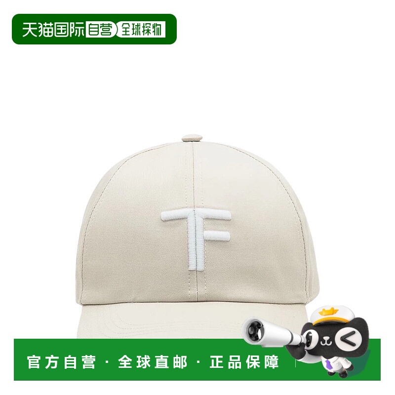 1h可退 TOM FORD 男士帽子 MH004TCN057G1W018 AW2025 灰色