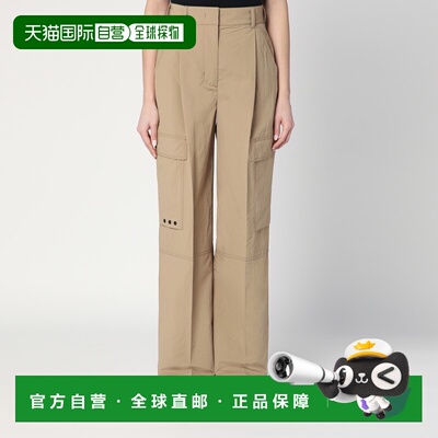 1h可退 潮奢 moncler 盟可睐 女士 浅褐色工装裤 2A00002597SL