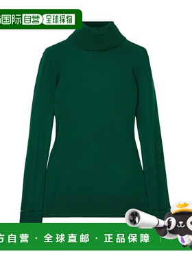CHLOÉ 女士针织衫 CH25SMP346663G0 SS2025 绿色 高领毛衣