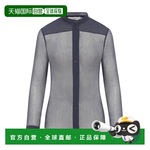 CHC24AHT1100648QGRAPHITEBLUE 女士衬衫 AW2024 CHLOÉ 1h可退