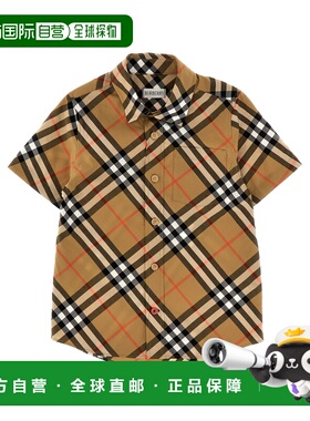 BURBERRY 男童衬衫 8089029SANDIPCHECK SS2025 花色博柏利