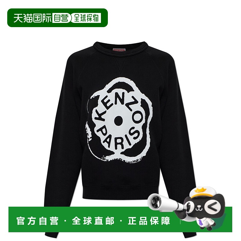 KENZO 女士卫衣 FG52SW2054MJ99J SS2026 黑色 长袖卫衣