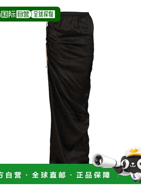 RICK OWENS 女士半身裙 黑色包臀裙 AW2025 RP02E4359HSCH09