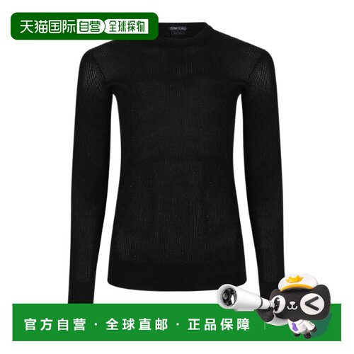 TOM FORD 女士针织衫 MAK1469YAE014NAA AW2026 黑色长袖