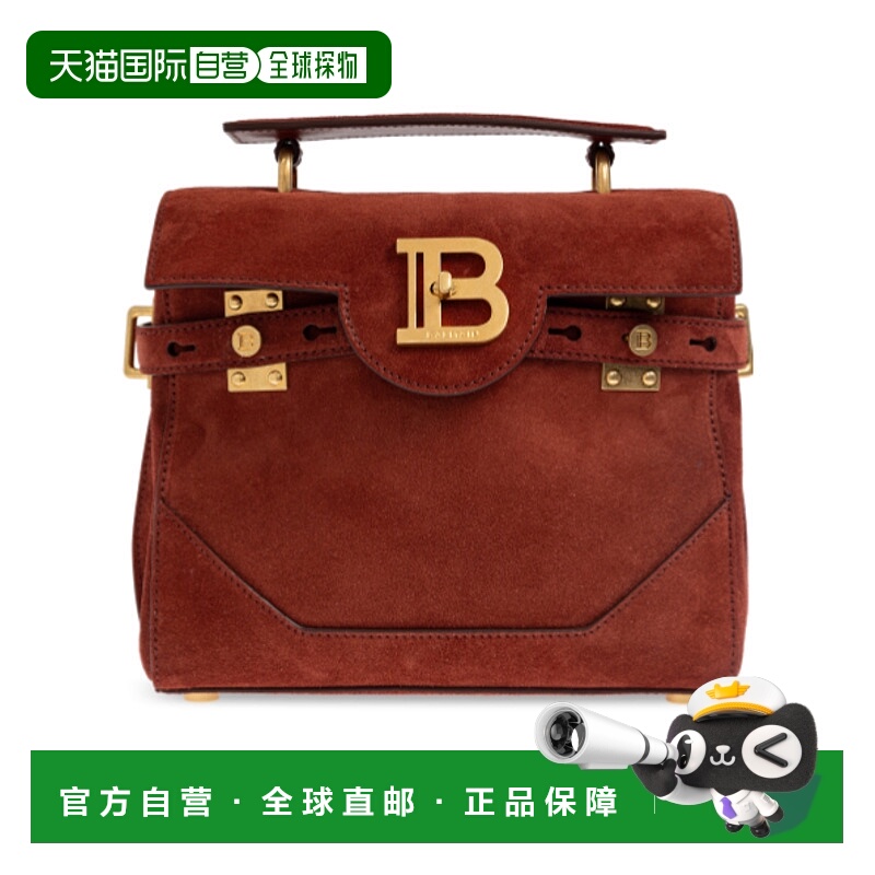 1h可退 BALMAIN 女士斜挎包 FN0DB526LCRA3BU AW2025 红色 Handba