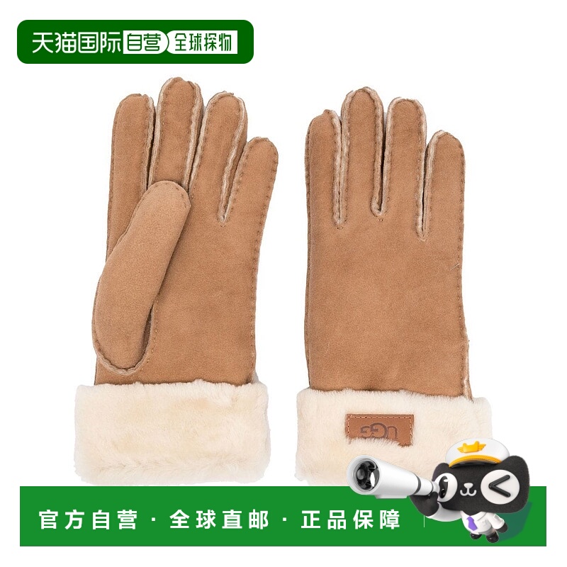 1h可退 UGG 女士手套 17369CHE AW2025 浅棕色 Guanti in montone