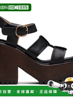 1h可退 潮奢 Gabriela Hearst 女士 黑色 Hera Platform 凉鞋 425