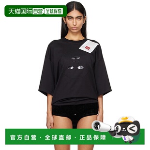 女士 黑色 恤 潮奢 24AW50CS353 Doublet Mask 1h可退 Facial