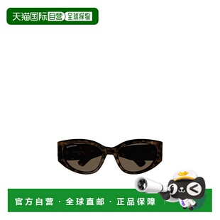 黑色 BALENCIAGA SS2024 BB0324SK003 几何框太阳镜 女士眼镜