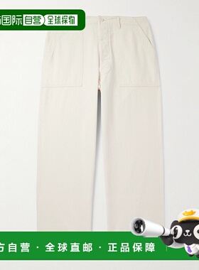 1h可退 潮奢 ORSLOW 男士 直筒人字纹棉质裤子 015103ⓂH66休闲裤