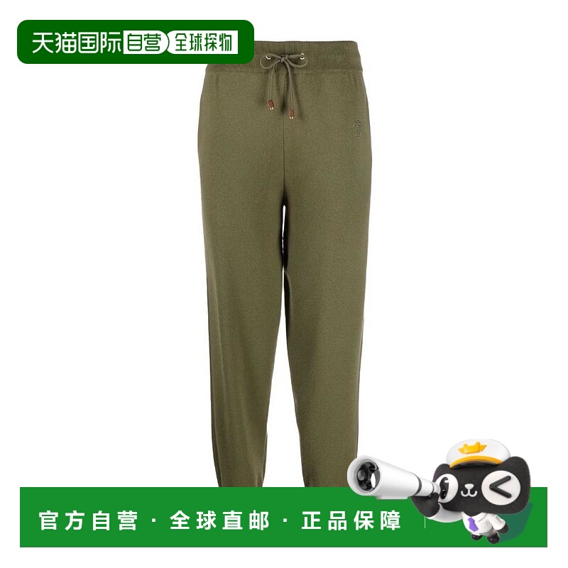 BURBERRY 女士休闲裤 80435221 AW2023 绿色 系带休闲裤