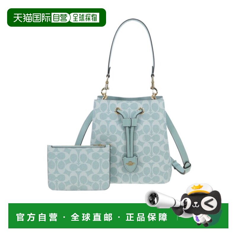 COACH 女士斜挎包 CEZ36IMXUM SS2026 绿色 顶部提手单肩包