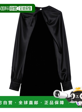 1h可退 MAX MARA 女士连衣裙 ZARELIA001-0 AW2024 黑色 Black ve