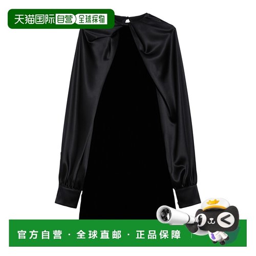 1h可退 MAX MARA 女士连衣裙 ZARELIA001-0 AW2024 黑色 Black ve