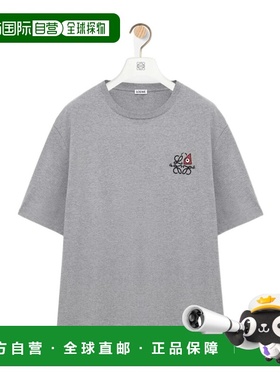 LOEWE 男士T恤 H526Y22XD31440 CO 灰色 圆领T恤短袖上衣男装