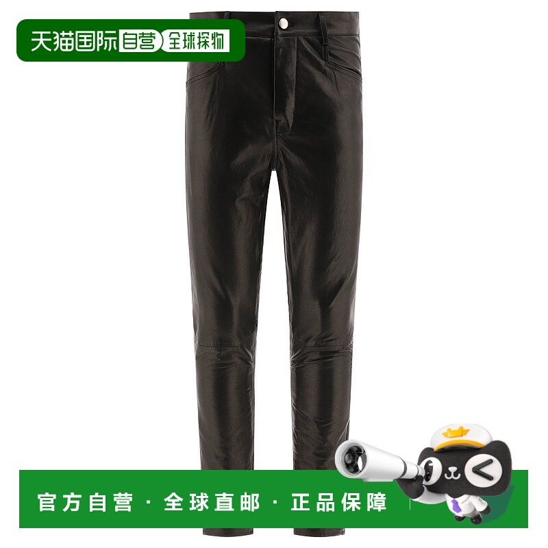1h可退 RICK OWENS 男士休闲裤 RU02D6393LNV09 AW2024 黑色