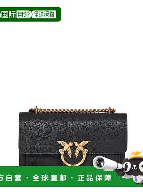 1h可退 潮奢 Pinko 品高 女士 翻盖单肩包 104528A29Q斜挎包