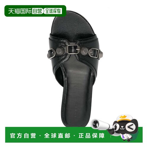 BALENCIAGA 女士凉鞋 746568WAD4E1081 AW2024 黑色