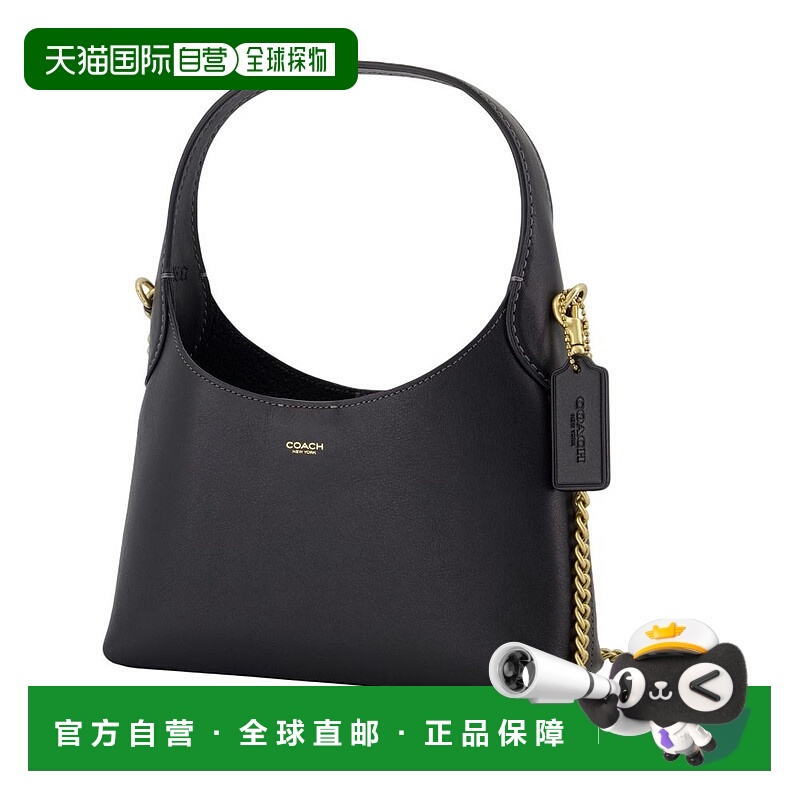 1h可退 COACH 女士手提包 CW614B4BK AW2025 黑色 Brooklyn Shoul