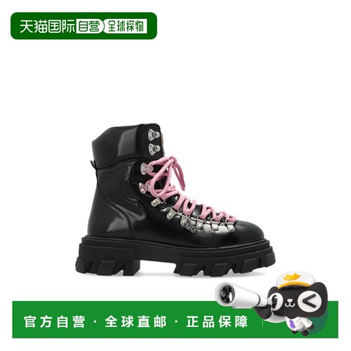 GANNI 女士靴子 B101006311808099 SS2026 黑色 ‘Cleated Mounta