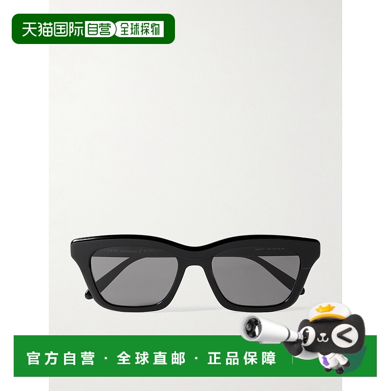 1h可退 潮奢 LOEWE 罗意威 女士 D形框醋纤太阳眼镜 LW40177I01A