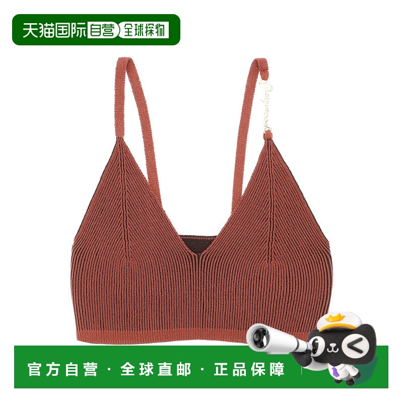 1h可退 JACQUEMUS 女士T恤 231KN5022060850 AW2023 棕色高档