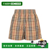 女士休闲裤 Check 8111875 BURBERRY SS2026 浅棕色 Cotton Short