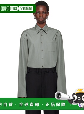 1h可退 潮奢 Rier 女士 绿色 Popeline 衬衫 SHT25PPL